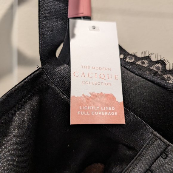 NWT 42G Cacique Lightly Lined Full Coverage Bra with 5 Hooks - Picture 9 of 9